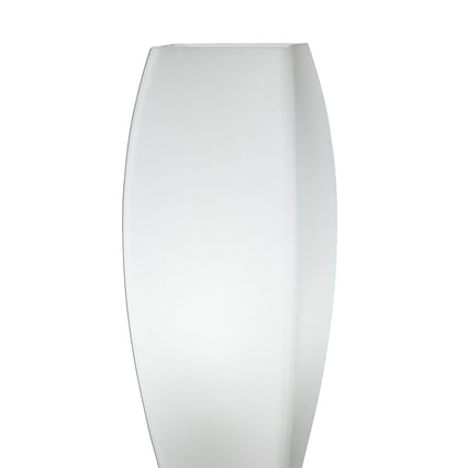 Mantra M3572 Neo Table Lamp 1 Light E27, Satin Nickel/Frosted White Glass