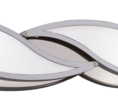 Mantra Sintesys GU10 Sintesys Wall Light GU10 2 Light Small Polished Chrome, CFL Lamps INCLUDED