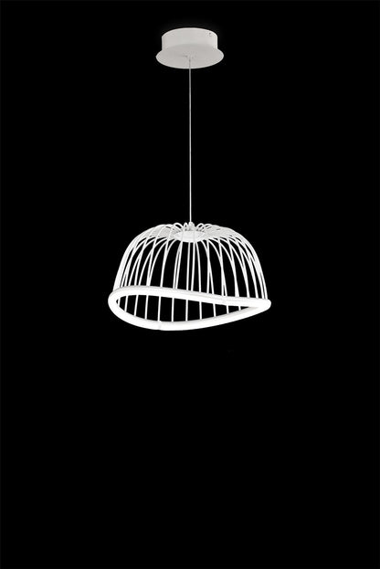 Mantra Celeste Pendant 41cm Round, 20W LED, 3000K, 1400lm, White, 3yrs Warranty