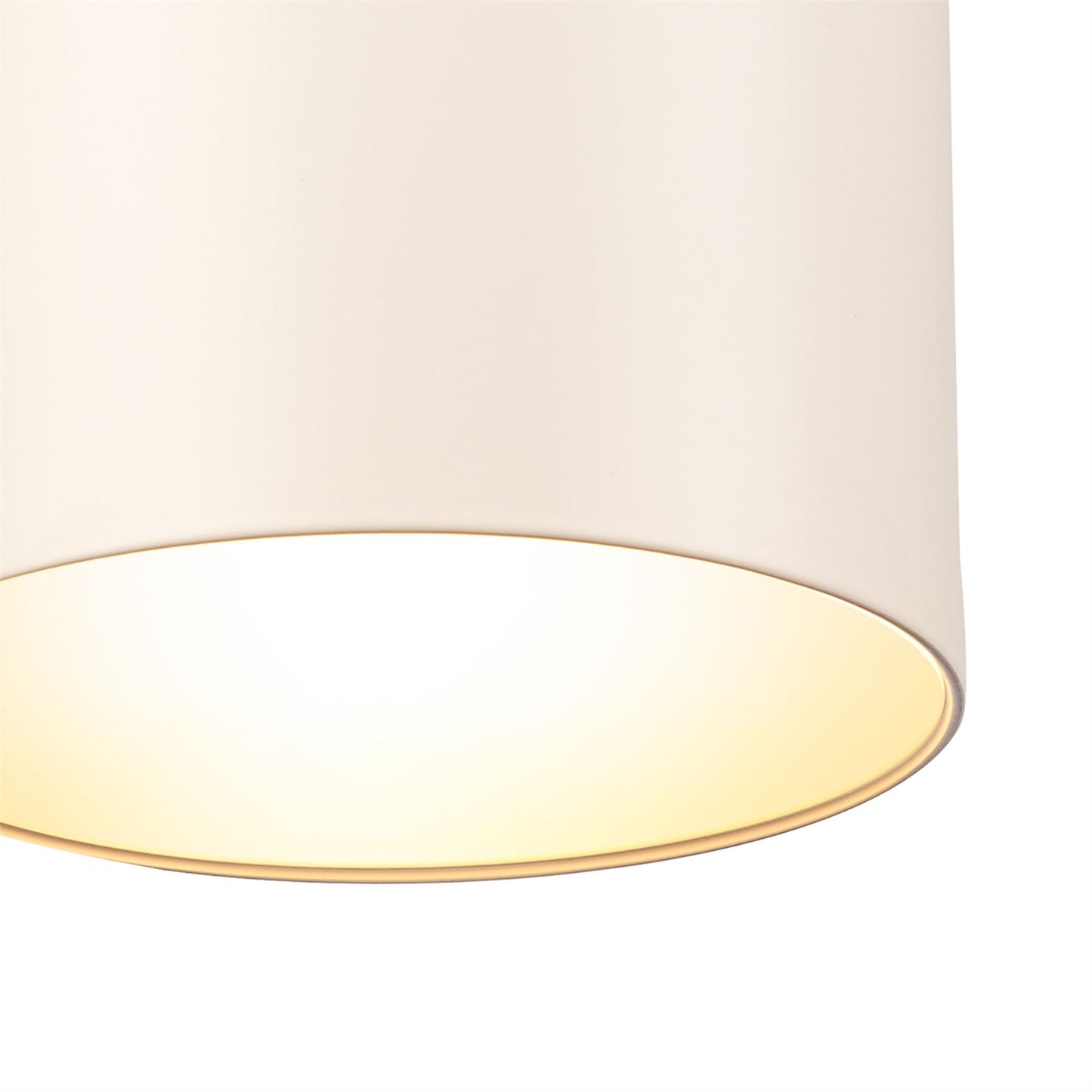 Mantra Fusion M5626 Aruba Flush Large 12cm Round 1 x E27, Matt White - M5626 Ceiling