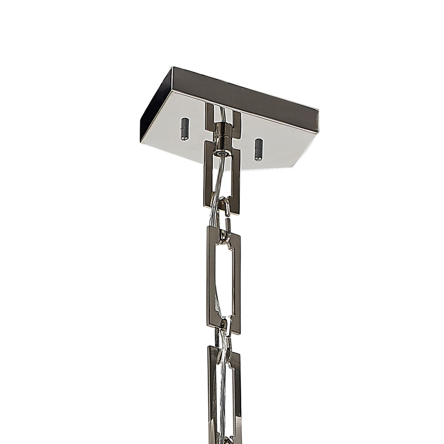 Diyas Ricadi  8 Light GU10 Stainless Steel, (ITEM REQUIRES CONSTRUCTION/CONNECTION) Ceiling Pendant Light Fitting