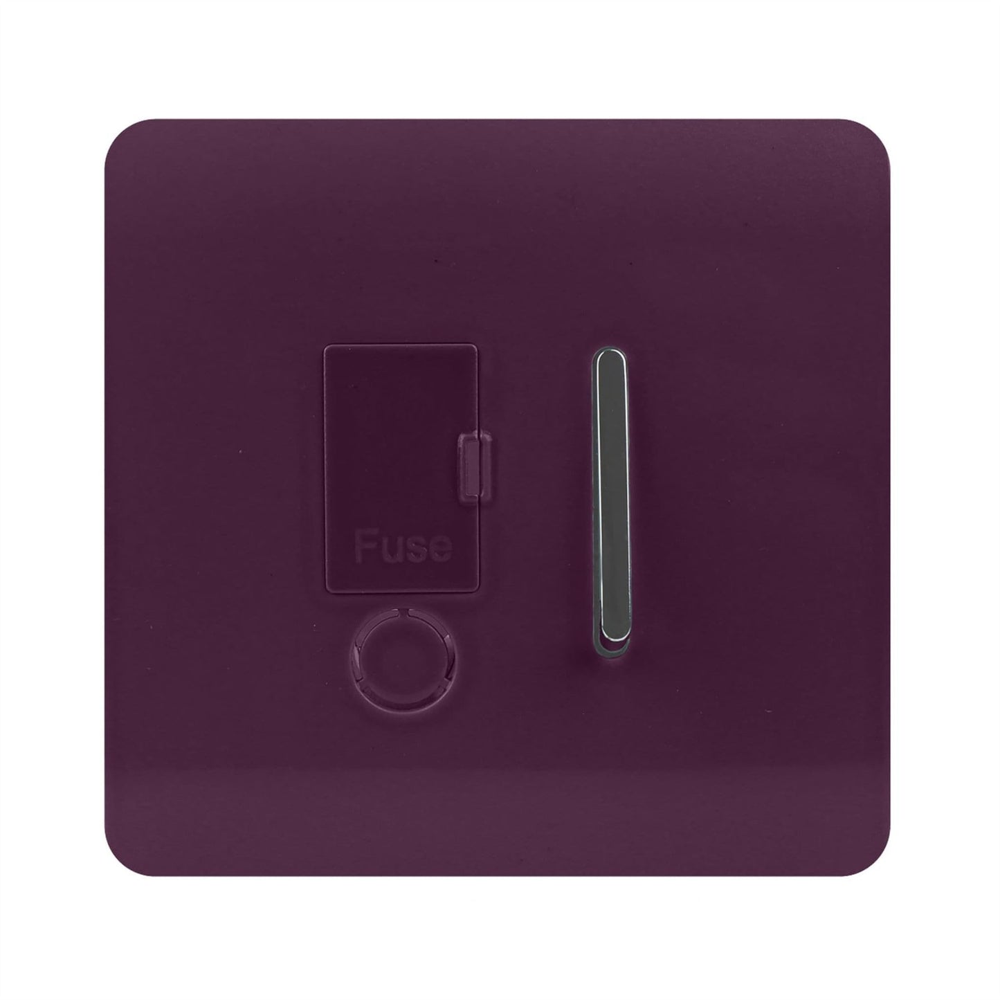 Trendi Artistic Modern Glossy Tactile Fused Spur Switch Plum