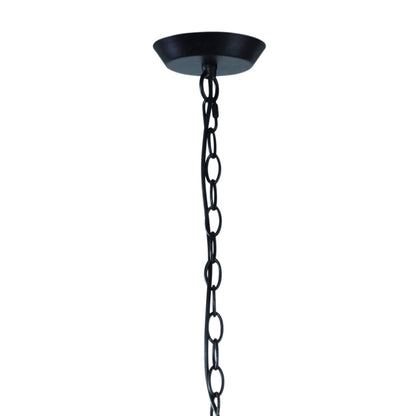 Mantra M5212 Argi Linear Pendant 4 Light Line E27 with Taupe Shades Brown Oxide