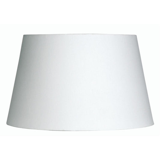 White Cotton Drum Lamp Shade 10 inch S901/10WH - Oaks Lighting