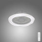 Boreal 62cm 70W LED Dimmable Ceiling Light With Built-In 35W DC Reversible Fan, Silver Finish C/W Remote Control, 4200lm