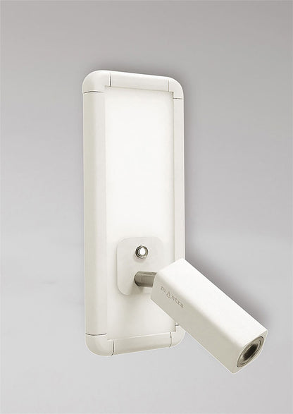 Mantra M5257 Ibiza Wall Light Single Head with Backlit Light 10W LED White 4000K, 700lm,, 3yrs Warranty