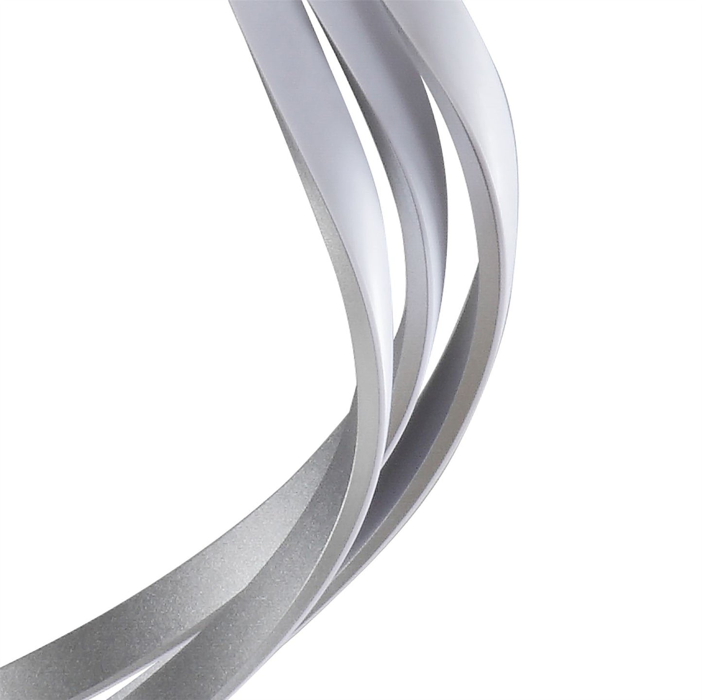 Mantra M5821 Nur XL Semi Ceiling 80W LED 3000K, 6200lm, Dimmable Silver/Frosted Acrylic/Polished Chrome, 3yrs Warranty - M5821 Ceiling