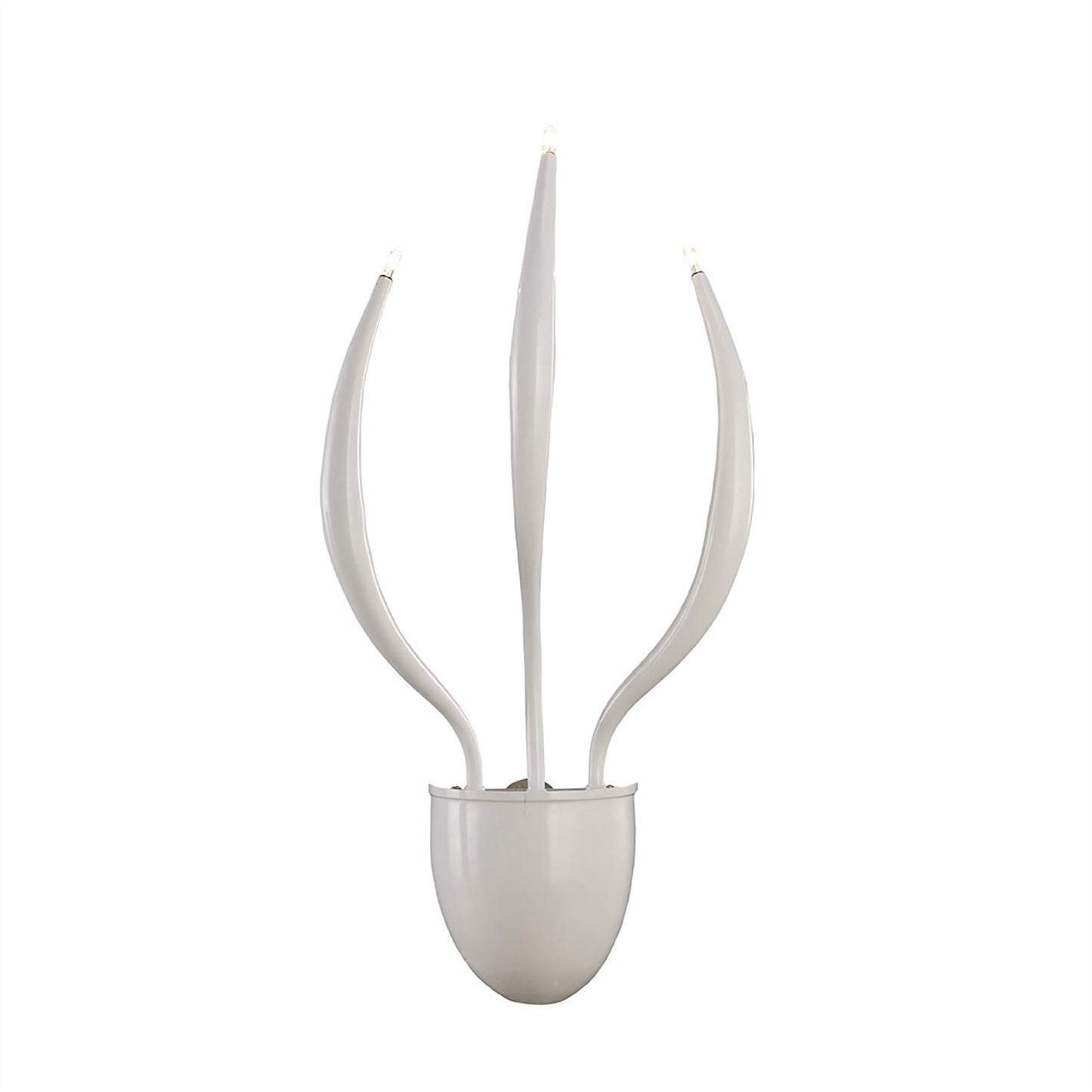 Diyas Llamas Wall Light 3 Light G4 White, NOT LED/CFL Compatible