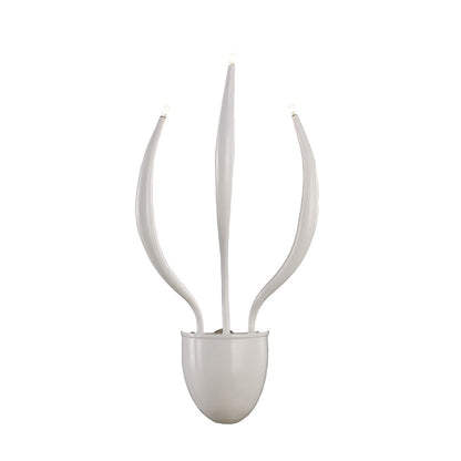 Diyas Llamas Wall Light 3 Light G4 White, NOT LED/CFL Compatible