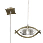 Mantra Kromo Pendant 1 Light G9, Antique Brass