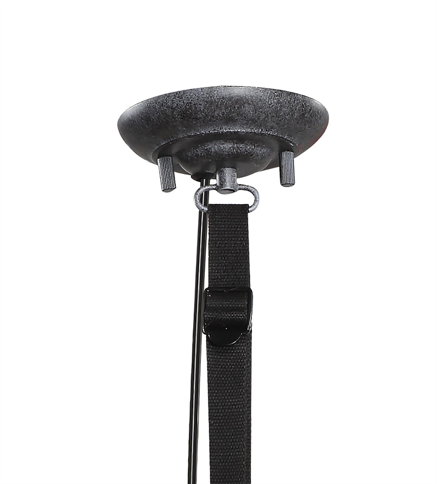 Mantra M5441 Industrial Ceiling 1 Light 40W E27 Medium, Oxide Metal, Black Belt