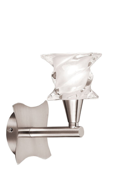 Mantra Salomon SN Salomon Wall Light Switched 1 Light G9, Satin Nickel