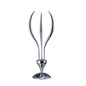 Diyas Llamas Table Lamp 3 Light G4 Polished Chrome, NOT LED/CFL Compatible