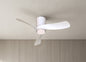 Nemo XS 72cm 18W LED Dimmable Ceiling Light With Built-In 26W DC Fan, 2700-5000K Remote Control, 2800lm, White, 5yrs Warranty
