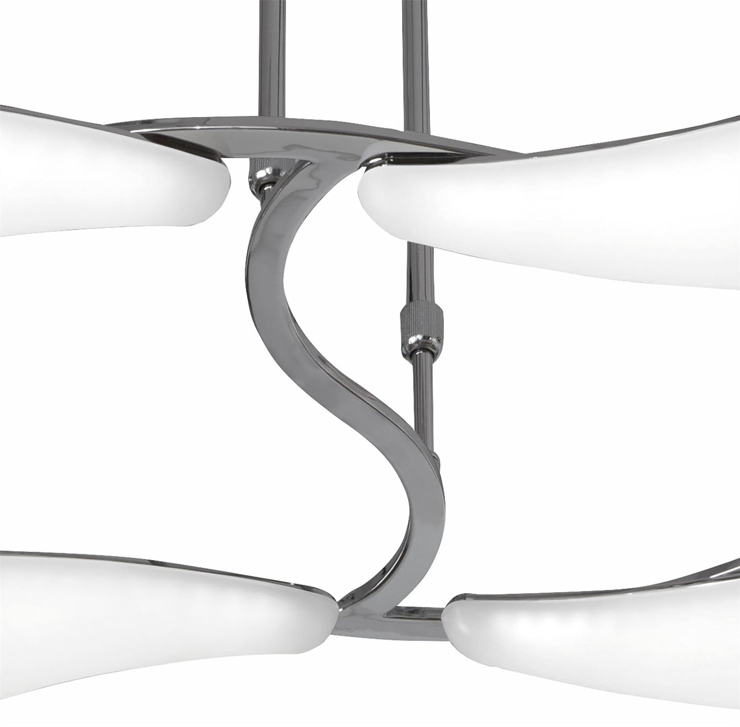 Mantra Mistral LED M3802 Mistral Telescopic 36W LED Rectangular 3000K, 3240lm, Polished Chrome/Frosted Acrylic, 3yrs Warranty - M3802 Ceiling