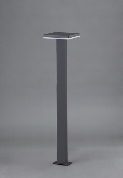 Mantra Fusion Tignes Pillar Lamp, 10W LED, 3000K, 700lm, IP54, Anthracite, 3yrs Warranty