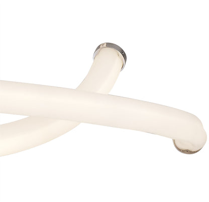 Mantra Nur II 55cm Ceiling Light, 50W LED, 3000K, 3750lm, IP20, Chrome, 3 Year Warranty