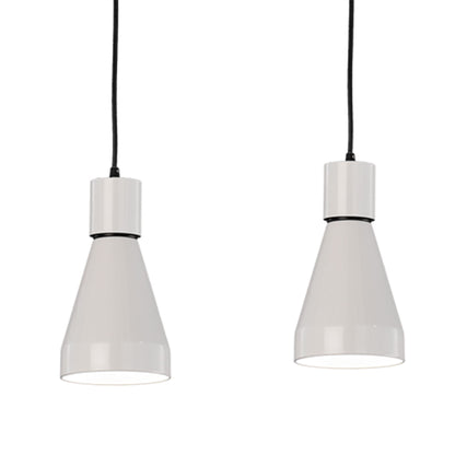 Mantra Fusion Kos E27 Fusion M5840 Kos Linear Pendant 4L 4 x E27 Max 40W, White/ Black