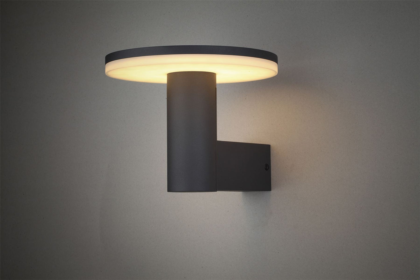 Mantra Fusion Cerler Wall Light, 10W LED, 3000K, 700lm, IP54, Anthracite, 3yrs Warranty