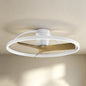 Nepal II Mini 75cm 32W LED Dimmable Light With Built-In 32W DC Reversible Fan, White/Wood Finish c/w Remote Control, 4000lm, 5yrs Warranty