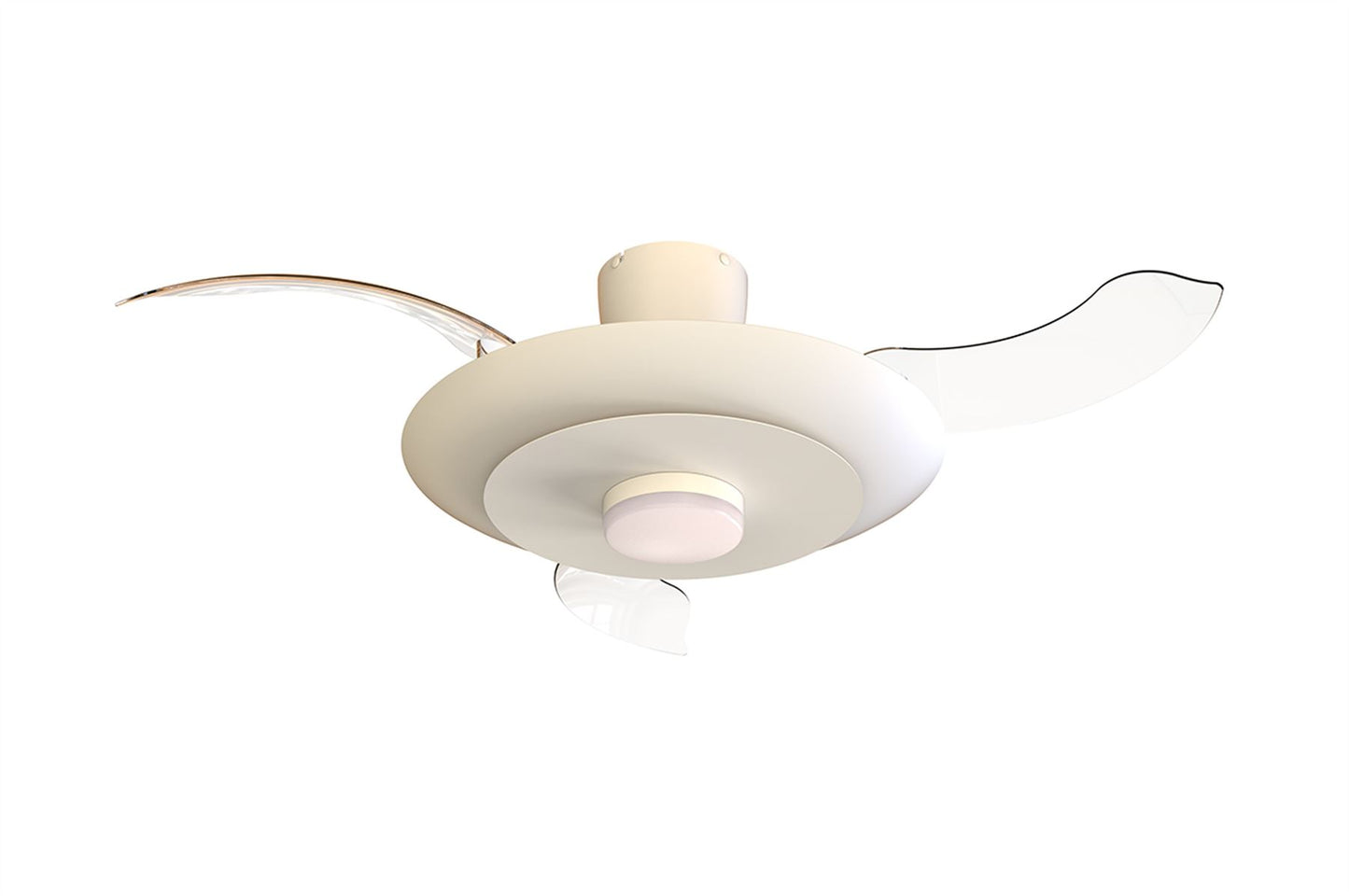 Kyoto 52cm 20W LED Dimmable Ceiling Light With Built-In 30W DC Fan, 3000-5000K Remote Control, 3600lm, White, 5yrs Warranty