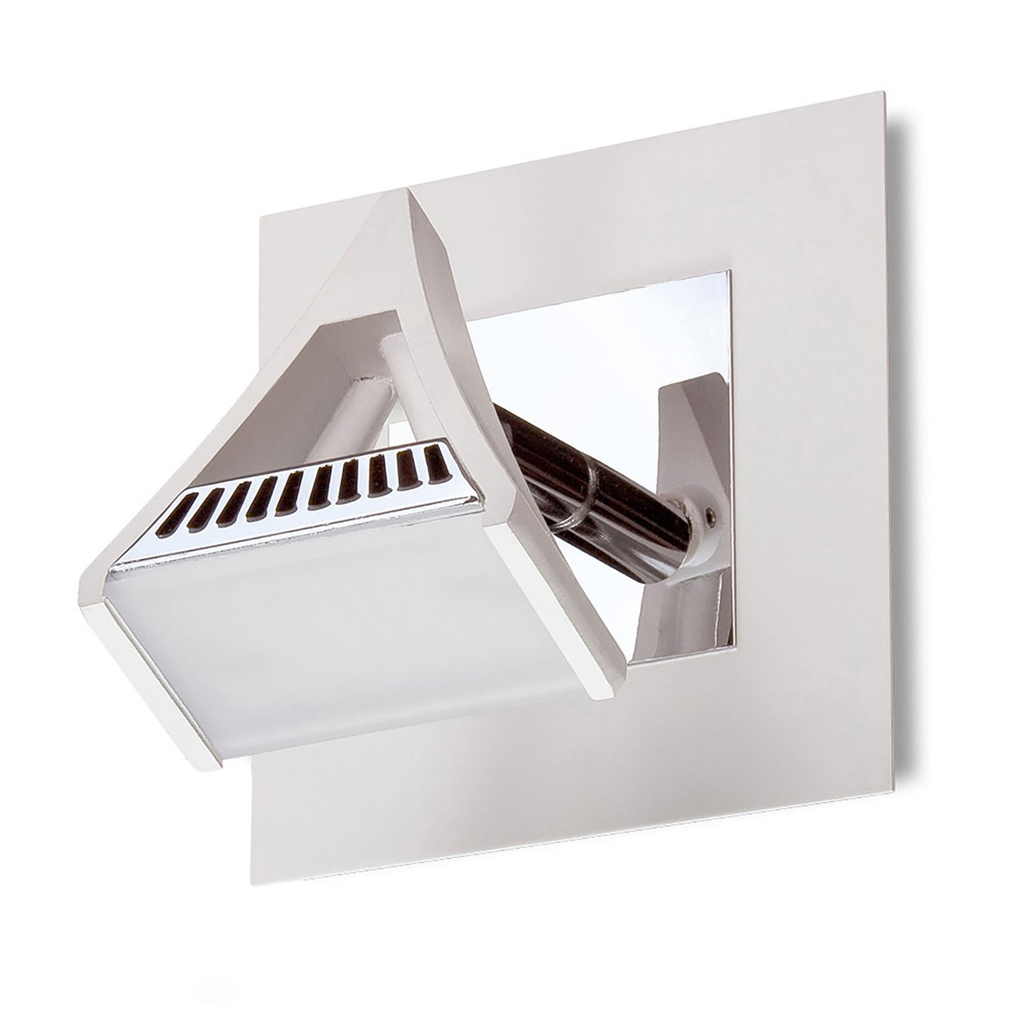Mantra Fusion Filippo Spot Light 1 Light 5W LED 3000K, 450lm, Matt White/Polished Chrome, 3yrs Warranty