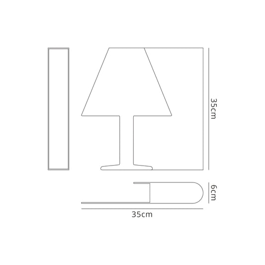 Mantra Book Table Lamp, 10W LED, 3000K, 600lm, White, 3yrs Warranty