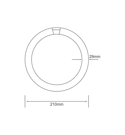 Luxram T9 Circular T9 22W Natural White 4000K Round Fluorescent Tube Fluorescent