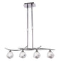 Mantra Fragma Linear Telescopic 4 Light G9 Line, Polished Chrome