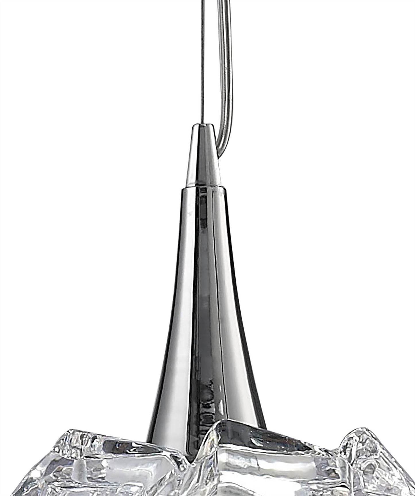 Mantra M3963 Artic Pendant 1 Light E27 Large, Polished Chrome