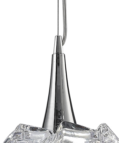 Mantra M3963 Artic Pendant 1 Light E27 Large, Polished Chrome