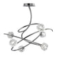 Mantra M3941 Maremagnum Ceiling 6 Light G9, Polished Chrome