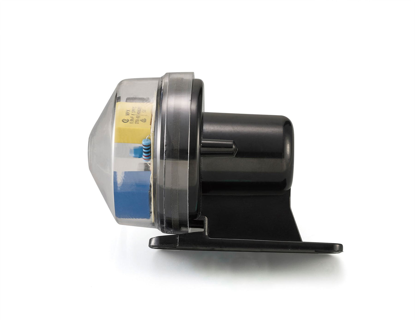 Deco Espial Wall Mounted Photocell Kit IP65 5-45Lux 10A Clear Cover/Black Ancillary