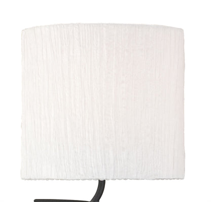 Mantra M1155 Eve Wall Light 2 Light E27, Anthracite with White Oval Shades