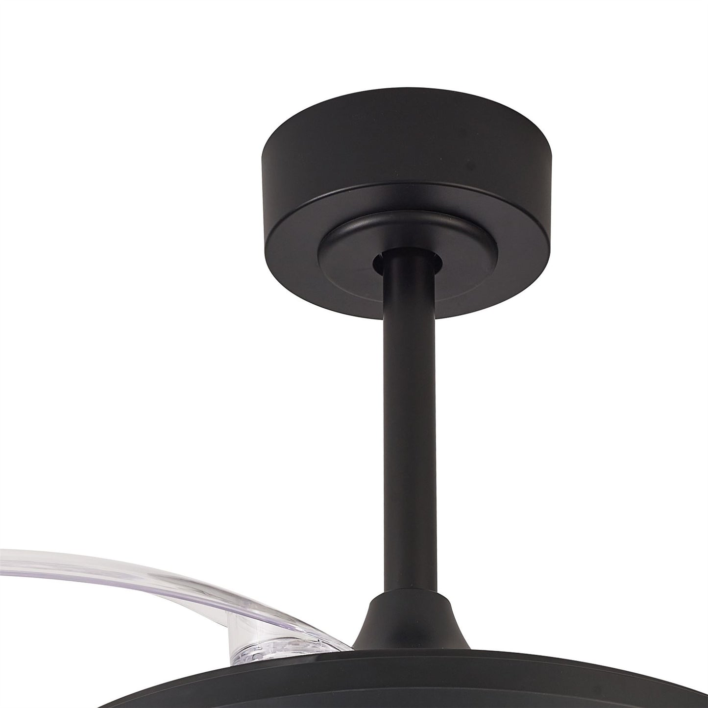 Mistral Mini 45cm 40W LED Dimmable Ceiling Light With Built-In 28W DC Fan, 2700-5000K Remote Control, 2500lm, Black, 5yrs Warranty
