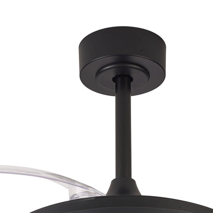 Mistral Mini 45cm 40W LED Dimmable Ceiling Light With Built-In 28W DC Fan, 2700-5000K Remote Control, 2500lm, Black, 5yrs Warranty
