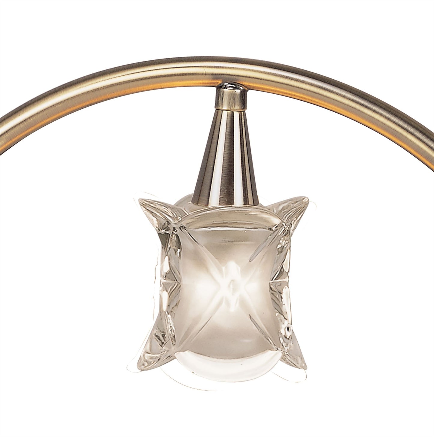 Mantra Rosa Del Desierto Table Lamp 1 Light G9, Antique Brass