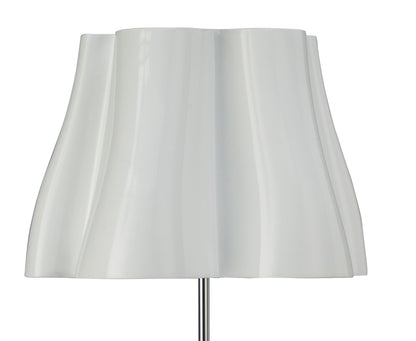 Mantra M3722 Miss Floor Lamp 3 Light E27, Gloss White/Polished Chrome