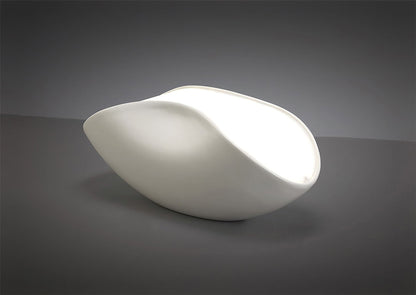 Mantra Pasion Table Lamp 3 Light E27, Gloss White/White Acrylic/Polished Chrome, CFL Lamps INCLUDED