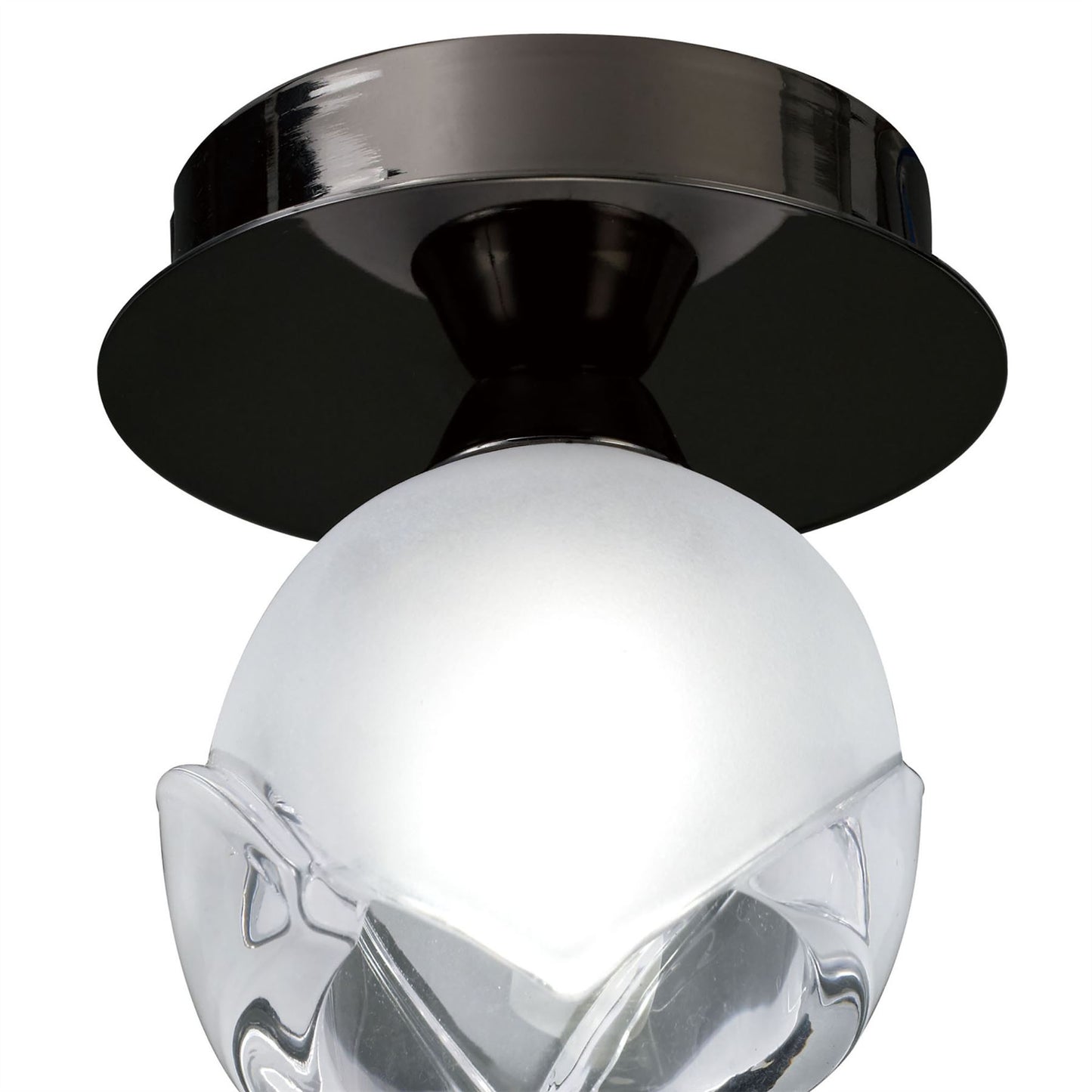 Mantra Fragma 10cm Ceiling 1 Light G9, Black Chrome