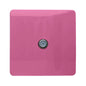 Trendi 1 Gang Artistic Modern Glossy Screwless Television Satellite Socket Pink