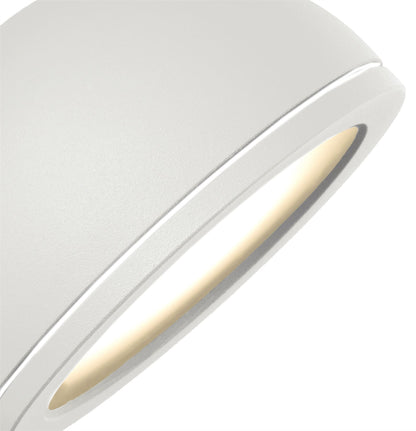 Mantra Everest Wall Light, 1 x GX53 (Max 10W, Not Included), IP54, White, 2yrs Warranty