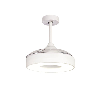 Coin Air 60W LED Dimmable Ceiling Light With Built-In 30W DC Reversible Fan, Remote & APP Control, White, 3300lm, 5yrs Warranty