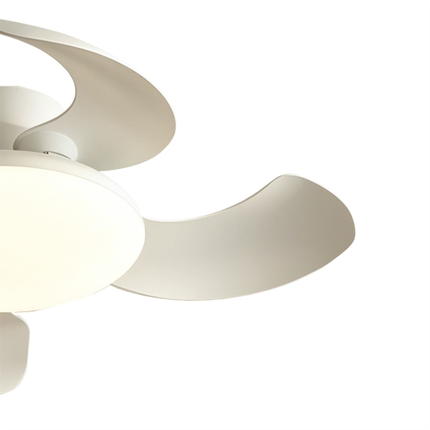 Aloha II 49cm 40W LED Dimmable Ceiling Light With Built-In 25W DC Fan, 3000-5000K Remote Control, 6400lm, White, 5yrs Warranty