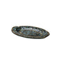 Diyas Home (DH) Addison Mosaic Platter Small Blue/Silver/French Gold Mosaic