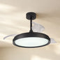 Mistral 51cm 50W LED Dimmable Ceiling Light With Built-In 28W DC Fan, 3000-6500K Remote Control, 3200lm, Black, 5yrs Warranty