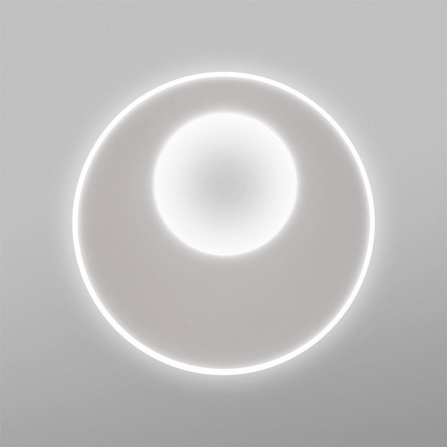 Mantra Fusion Krater Ceiling 40cm Round 36W LED 3000-6000K Tuneable, 1800lm, Remote Control White, 3yrs Warranty Ceiling