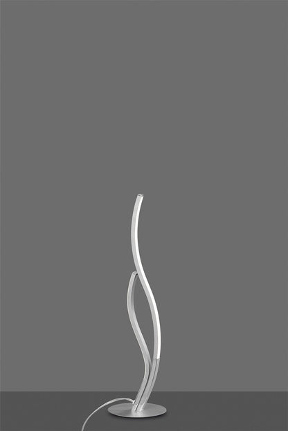 Mantra M6109 Corinto Table Lamp 55cm, 12W LED, 3000k, 960lm, Silver Chrome, Touch Dimmer, 3yrs Warranty