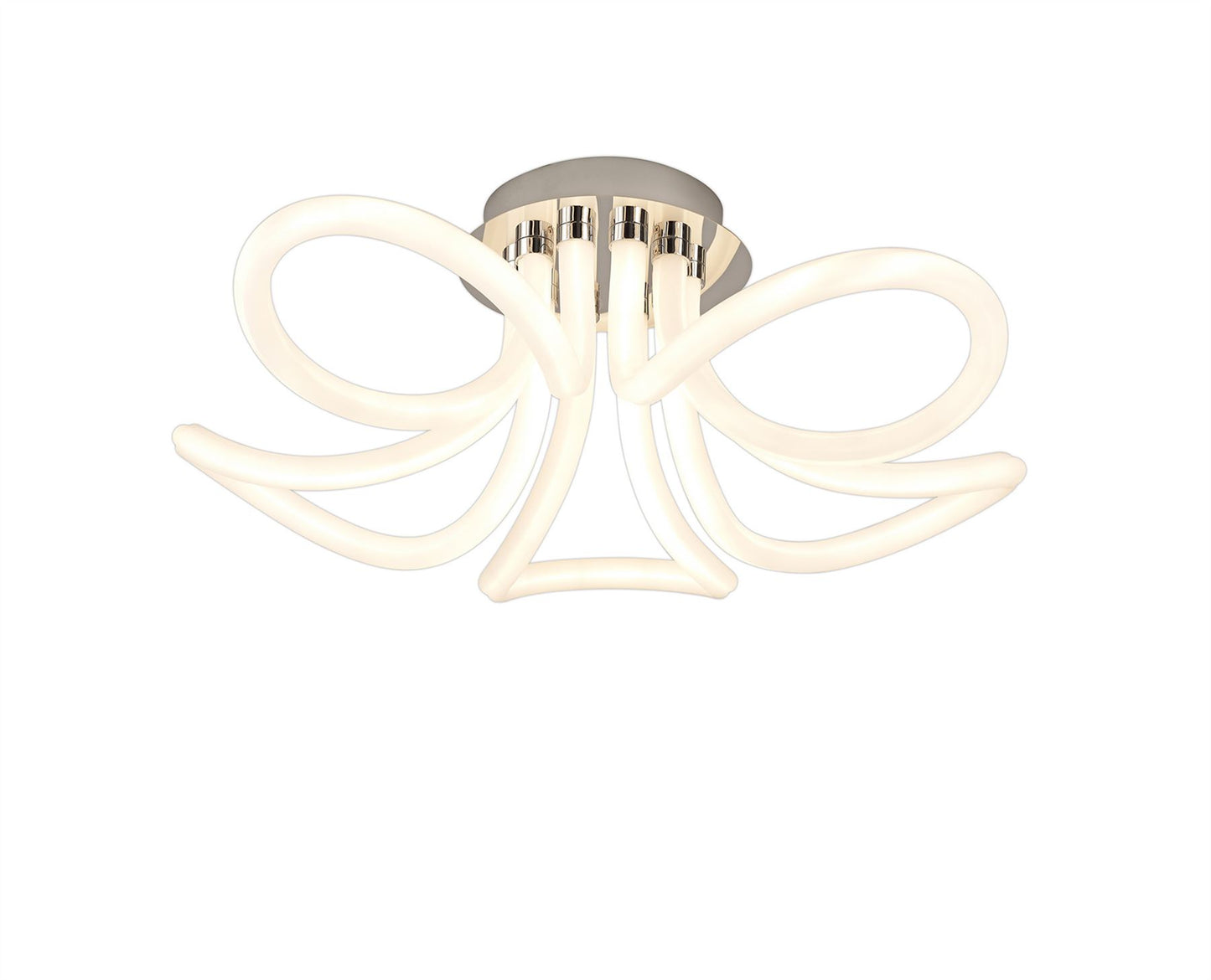 Mantra Knot LED II Knot II Ceiling Light, 60W LED, 3000K, 4500lm, IP20, Chrome, 3yrs Warranty