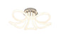 Mantra Knot LED II Knot II Ceiling Light, 60W LED, 3000K, 4500lm, IP20, Chrome, 3yrs Warranty